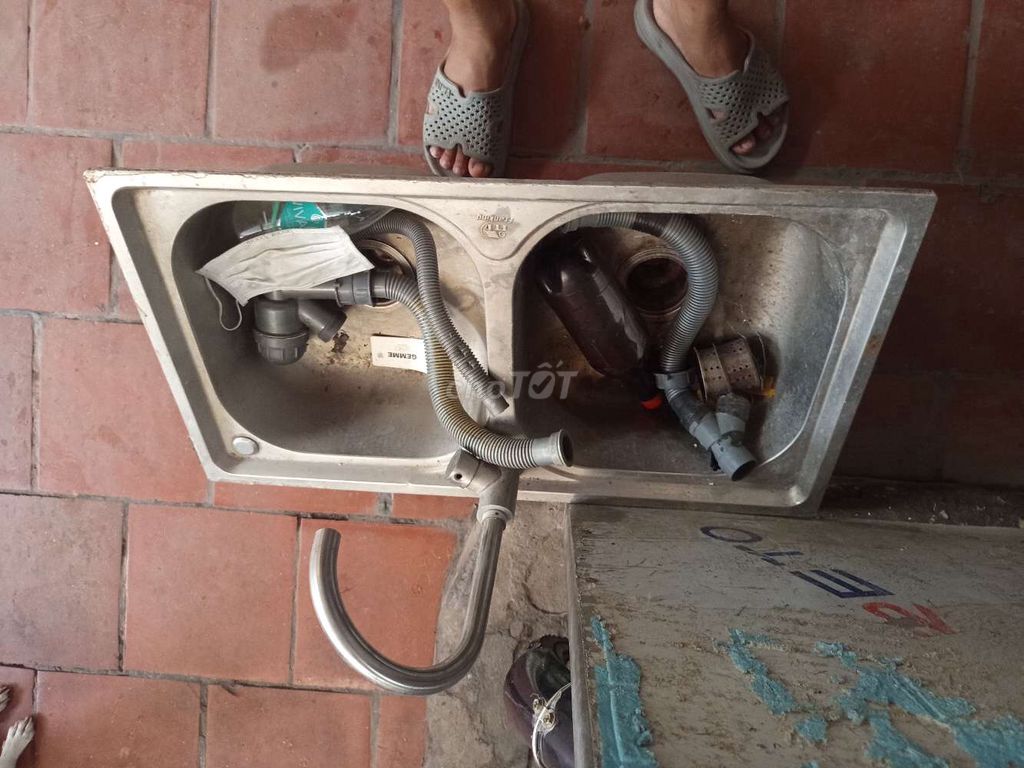 Bồn rửa chén Inox Bạc đã sử dụng. Mua bán Thiết bị vệ sinh, nhà tắm tại Huyện Đông Anh Hà Nội được đăng bởi Nguyễn Đức hình 1