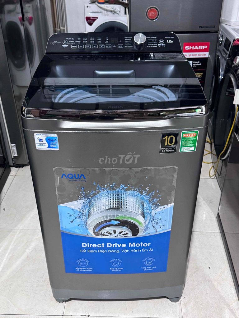 máy giặt Aqua 10kg inverter