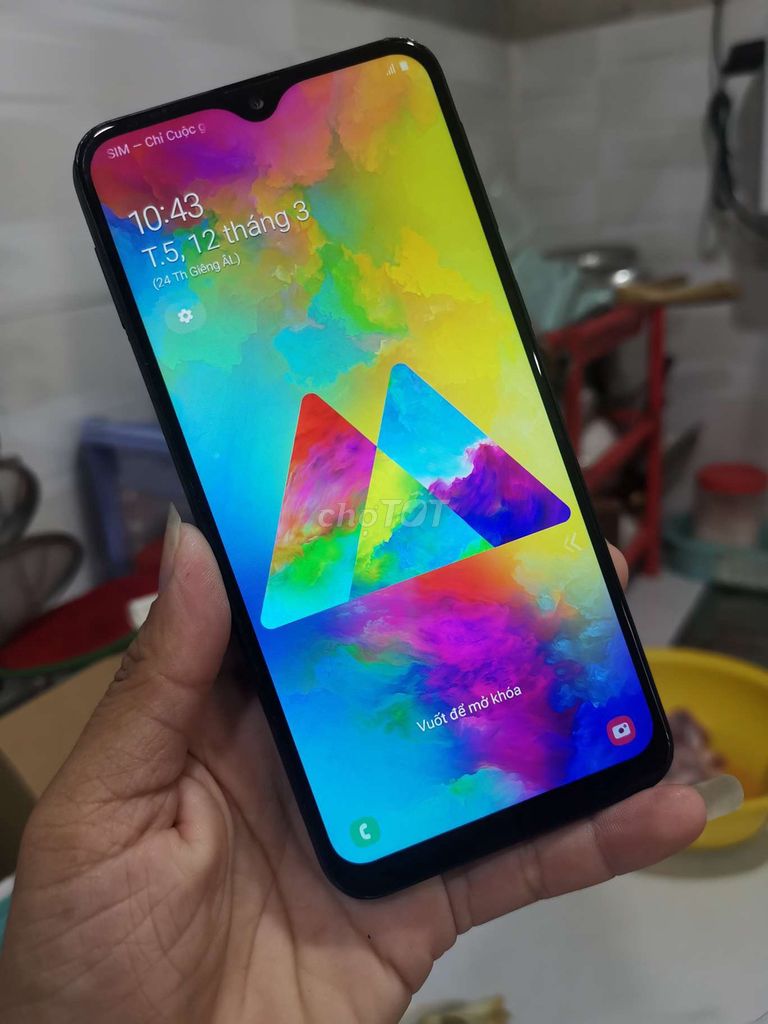 Galaxy M20 3/32GB, android 10, 5000mah. Mua bán Điện thoại tại Quận 12 Tp Hồ Chí Minh được đăng bởi Phước Trần hình 1