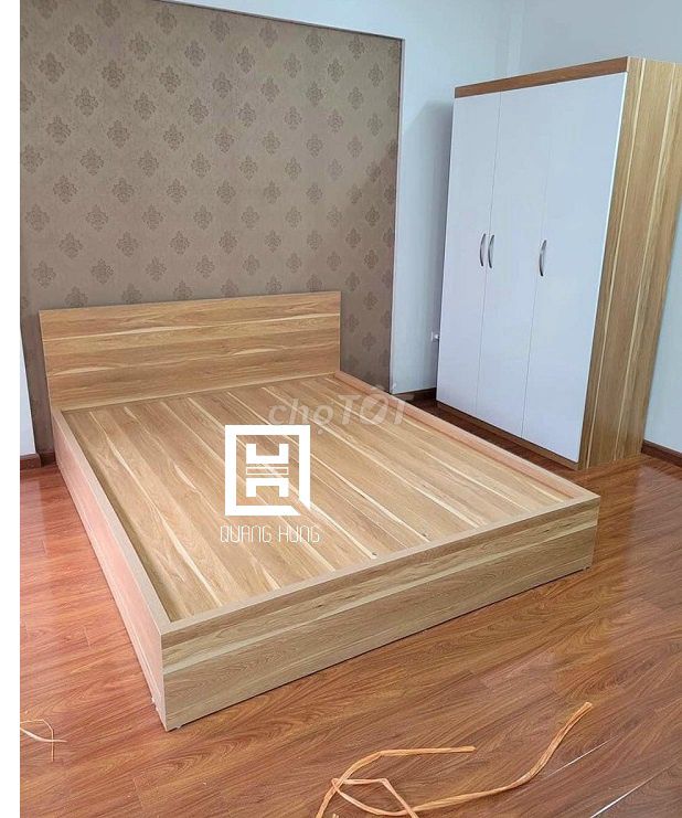 GIƯỜNG GỖ MDF-GIƯỜNG MDF-GIƯỜNG MDF-GIƯỜNG GỖ MDF. Mua bán Giường, chăn ga gối nệm tại Huyện Vĩnh Cửu Đồng Nai được đăng bởi Nội Thất Quang Hùng TD hình 1