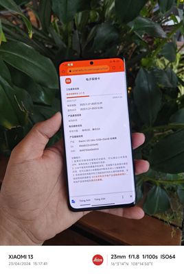 Xiaomi 12s ultra 12/256 kích hoạt 11/2023
