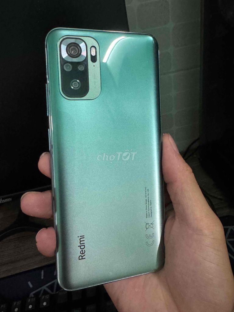 Xiaomi Redmi Note 10 128GB Xanh. Mua bán Điện thoại tại Quận Thanh Khê Đà Nẵng được đăng bởi FUKIE Điện thoại cũ giá rẻ đà nẵng hình 1