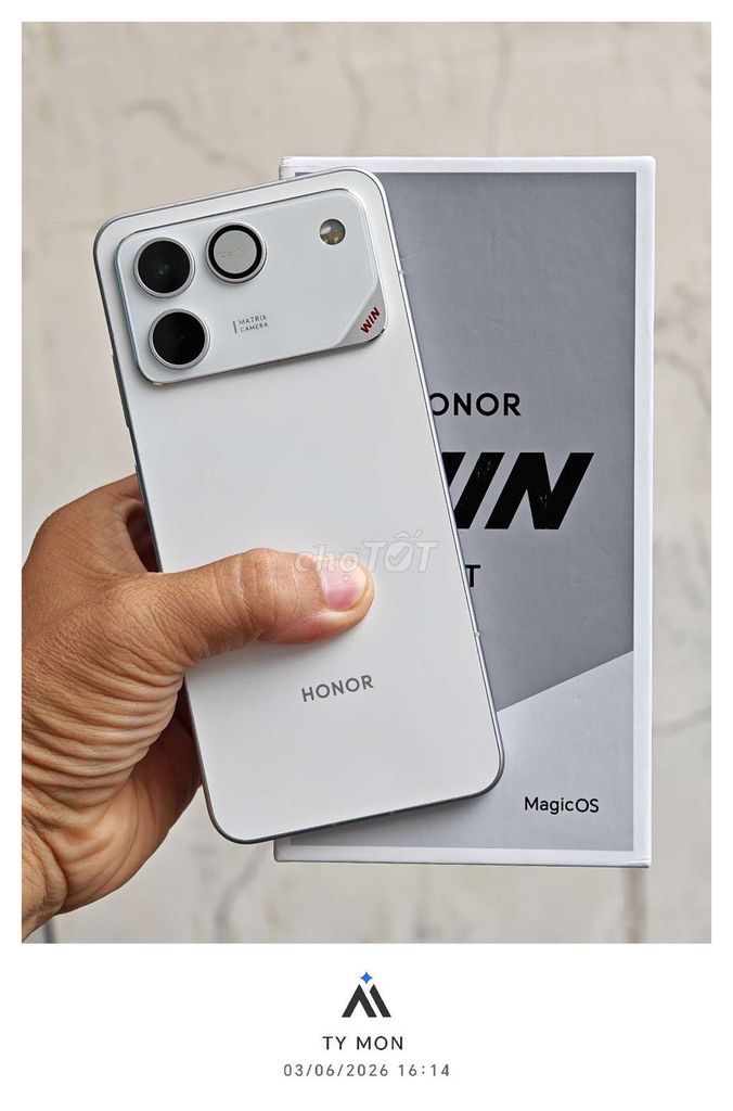 Honor Win RT 256GB Trắng. Mua bán Điện thoại tại Quận 5 Tp Hồ Chí Minh được đăng bởi TY  MON MOBILE hình 1
