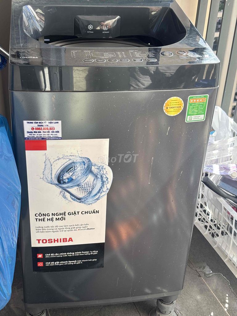 Máy giặt Toshiba AW-M905BV 8.0kg Xám Thái Lan. Mua bán Máy giặt tại Quận Liên Chiểu Đà Nẵng được đăng bởi Nguyễn Nhi hình 1