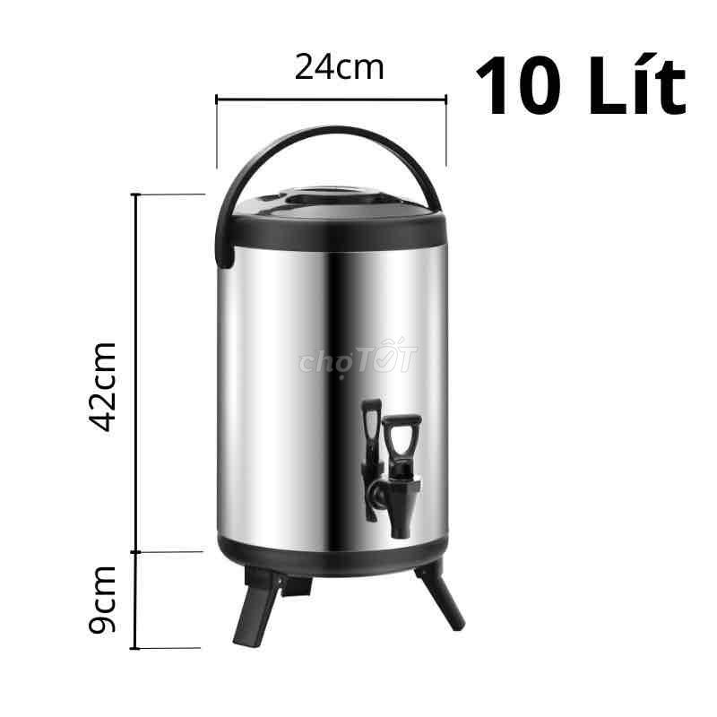 Bình ủ Inox 10 lít Bạc đã sử dụng. Mua bán Dụng cụ nhà bếp tại Quận Cầu Giấy Hà Nội được đăng bởi Vy Vy hình 1