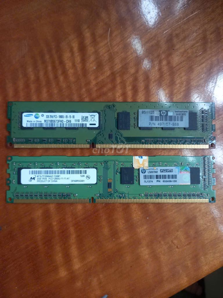 RAM Samsung HP 4GB DDR3. Mua bán Linh kiện (RAM, Card...) tại Thành phố Ninh Bình Ninh Bình được đăng bởi Nguyễn Bằng hình 1