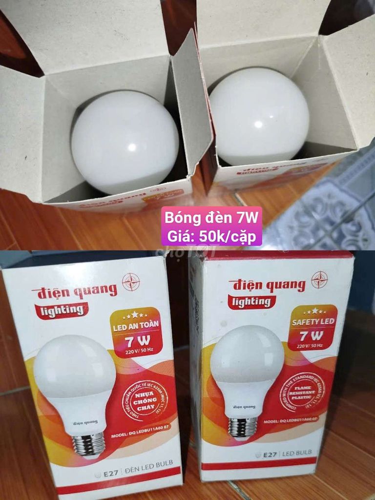 Bóng đèn Điện Quang 7W mới 100%