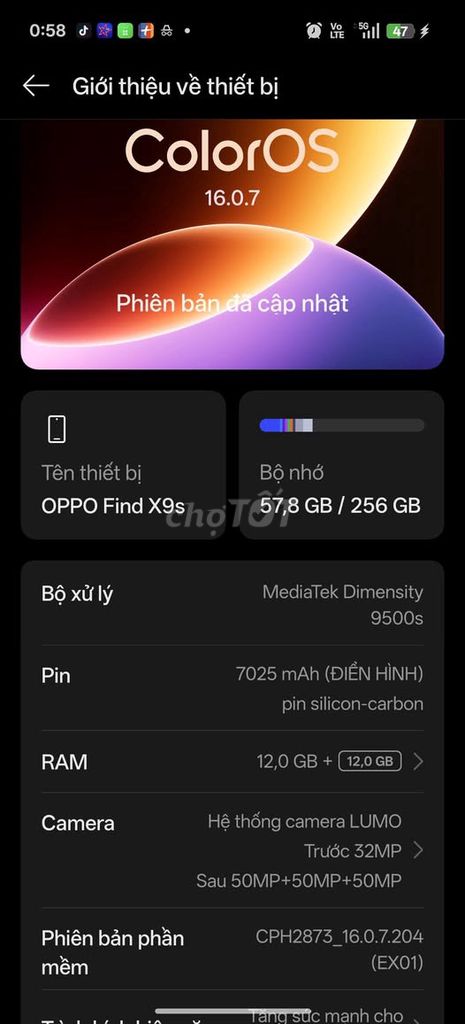 OPPO Find X9s 256GB. Mua bán Điện thoại tại Quận 5 Tp Hồ Chí Minh được đăng bởi Hội Đồ Điện Tử hình 1