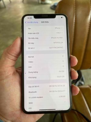 iphone xs max 64GB zin đẹp