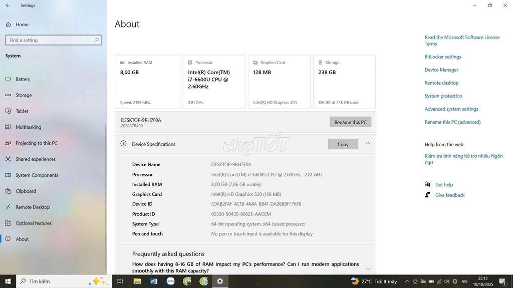 Thinkpad T460s I7 IPS Full HD. Mua bán Laptop tại Huyện Yên Phong Bắc Ninh được đăng bởi Hoàng Minh Quang hình 1