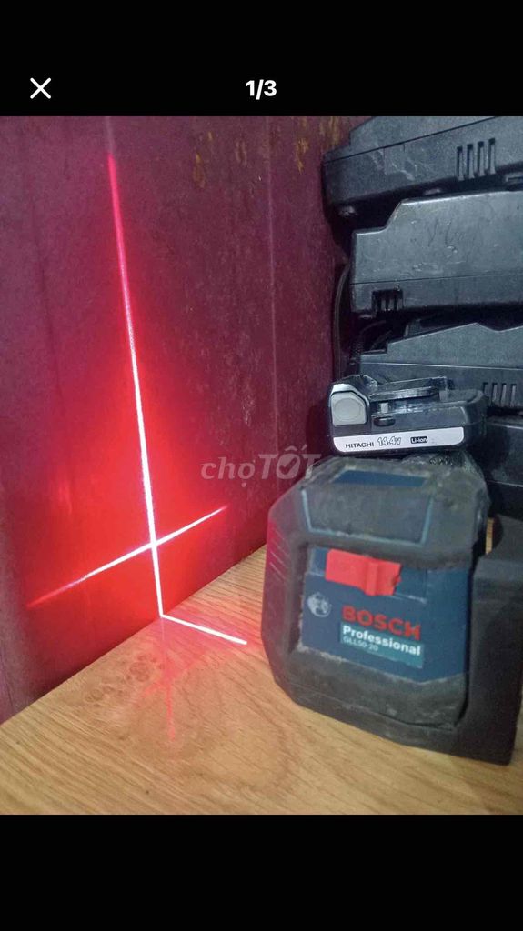 Máy cân bằng laser Bosch GLL50-20 Xanh đen. Mua bán Đồ chuyên dụng, Giống nuôi trồng tại Huyện Thạnh Phú Bến Tre được đăng bởi Thanh Ngà hình 1