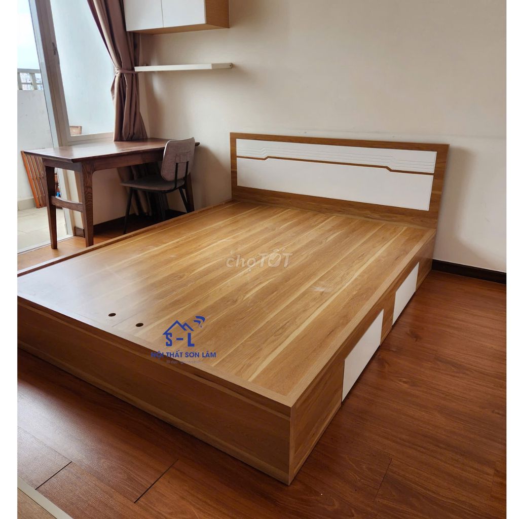 GIƯỜNG MDF - GIƯỜNG GIÁ RẺ HCM ;;; GIƯỜNG GỖ mdf