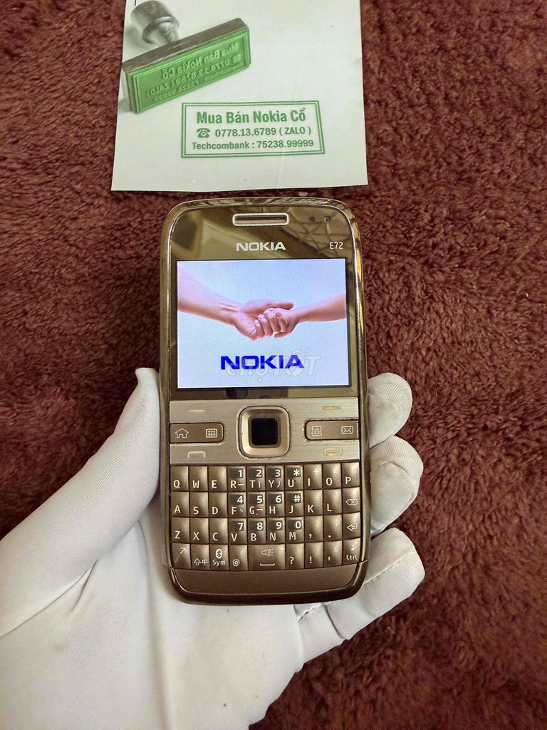 Nokia E72 Gold zin hàng công ty FPT. Mua bán Điện thoại tại Quận 10 Tp Hồ Chí Minh được đăng bởi Mua Bán Nokia Cổ hình 1