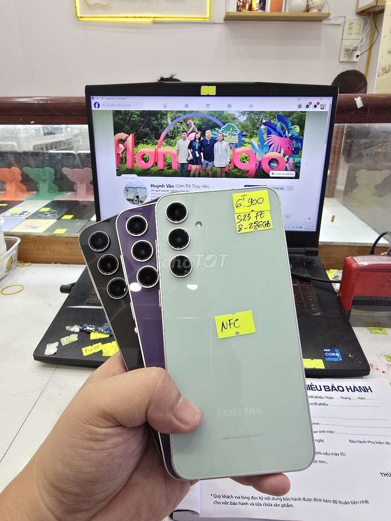 Samsung S23 FE 5G 256GB . Mua bán Điện thoại tại Thành phố Long Xuyên An Giang được đăng bởi Facebook Cầm Đồ Thúy Vân hình 1