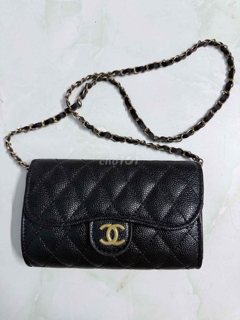 Túi đeo chéo Nữ Chanel Da Đen. Mua bán Túi xách tại Thành phố Cam Ranh Khánh Hòa được đăng bởi Nga hình 1