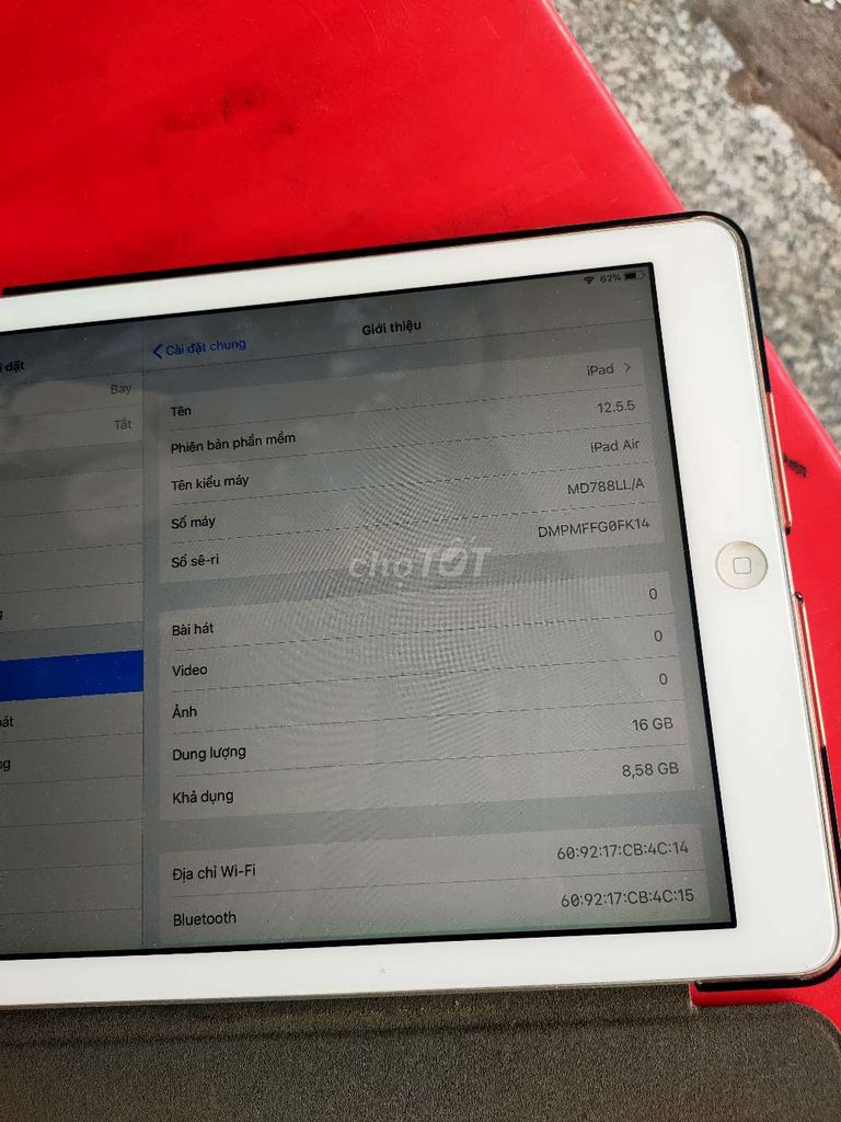 Ipad air. Mua bán Máy tính bảng tại Quận 8 Tp Hồ Chí Minh được đăng bởi Xuân Lam hình 1