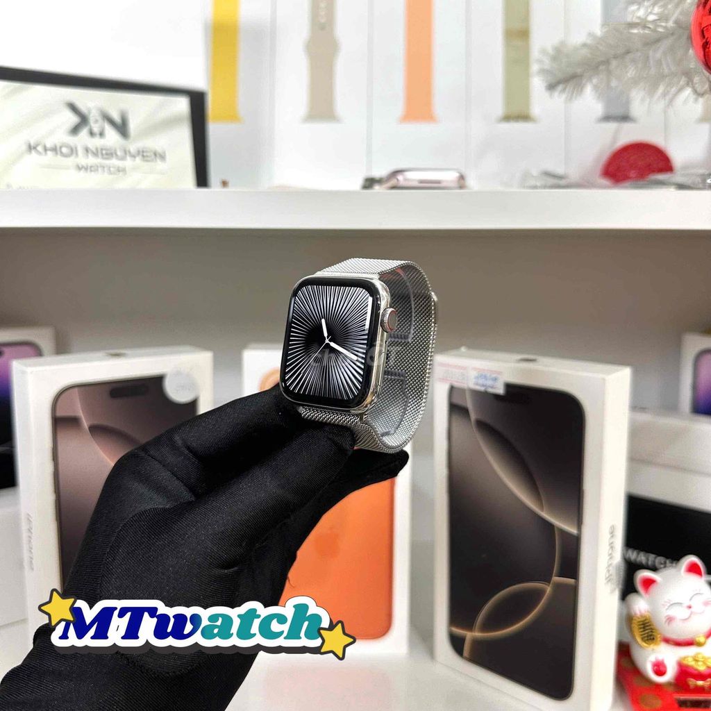 Apple Watch Seri 6 44mm Thép Trắng Esim Độc Lập. Mua bán Thiết bị đeo thông minh tại Quận Thanh Xuân Hà Nội được đăng bởi Nguyễn Trương Minh Toàn hình 1