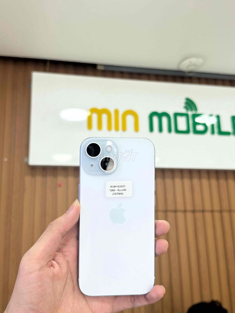 📱iPhone 15 Xanh 128GB BH Apple 5/2027 Góp Nợ xấ u. Mua bán Điện thoại tại Quận Ngô Quyền Hải Phòng được đăng bởi TRAN SONG HA hình 1