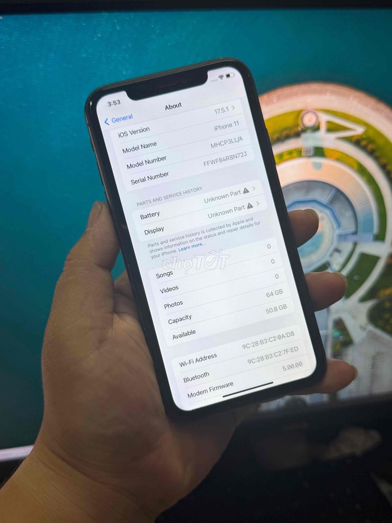 Apple iPhone 11 64GB Đen Đã qua sử dụng. Mua bán Điện thoại tại Quận Gò Vấp Tp Hồ Chí Minh được đăng bởi Bunny  hình 1