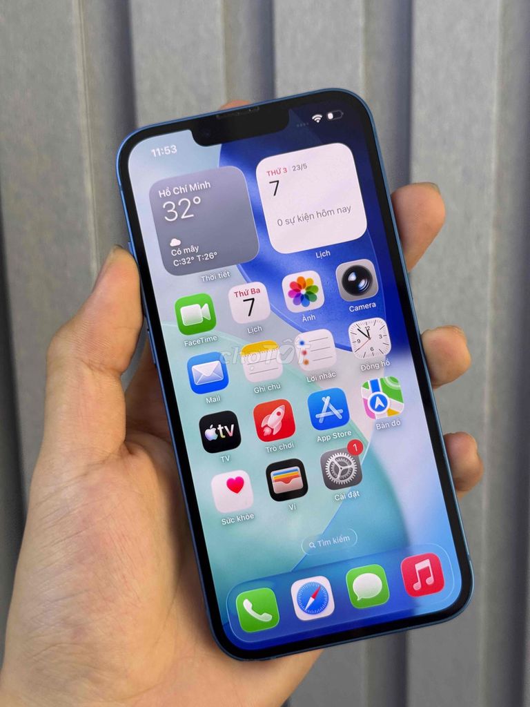Thanh lí  iPhone 13 128GB Xanh full zin. Mua bán Điện thoại tại Quận Ninh Kiều Cần Thơ được đăng bởi Cường Thịnh store hình 1