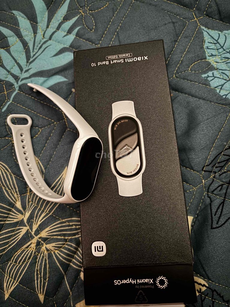 Xiaomi Smart Band 10 Gốm Trắng. Mua bán Thiết bị đeo thông minh tại Quận Cầu Giấy Hà Nội được đăng bởi trung dương thành hình 1