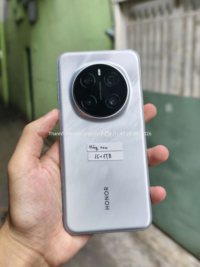 Honor Magic 7 Pro Xám 16/1T QT HK new kèm sạc . Mua bán Điện thoại tại Quận Gò Vấp Tp Hồ Chí Minh được đăng bởi Thanh Tri hình 1
