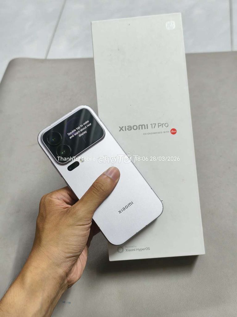 Xiaomi Mi 17 Pro Tím 12/256 fullbox ROM gốc. Mua bán Điện thoại tại Quận Gò Vấp Tp Hồ Chí Minh được đăng bởi Thanh Tri hình 1