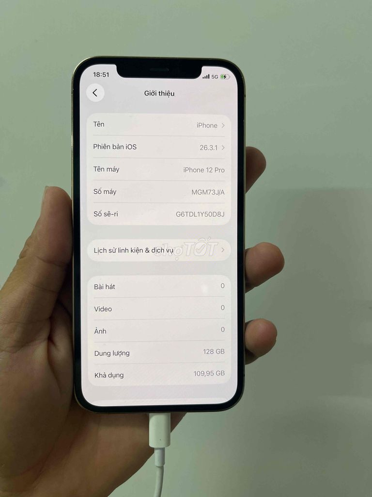 Apple iPhone 12 Pro 128GB Vàng. Mua bán Điện thoại tại Quận Ô Môn Cần Thơ được đăng bởi nguyễn hình 1