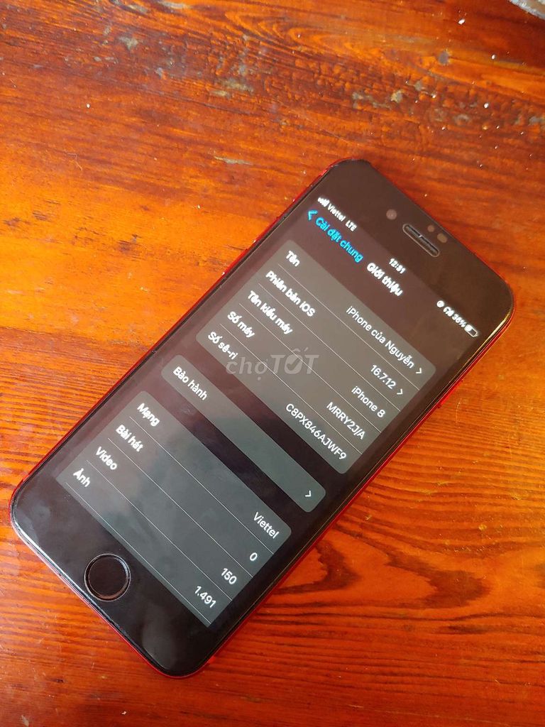 Apple iPhone 8 64GB nguyên zin. Mua bán Điện thoại tại Quận Thanh Xuân Hà Nội được đăng bởi Nguyễn Quang Trường hình 1
