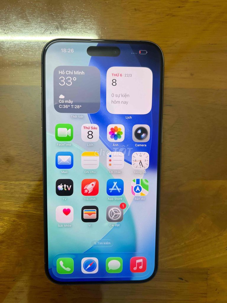 iPhone 15 Pro Max 256GB Titan VN/A 99% nguyên zin. Mua bán Điện thoại tại Thành phố Thủ Dầu Một Bình Dương được đăng bởi Nguyễn Hùng hình 1