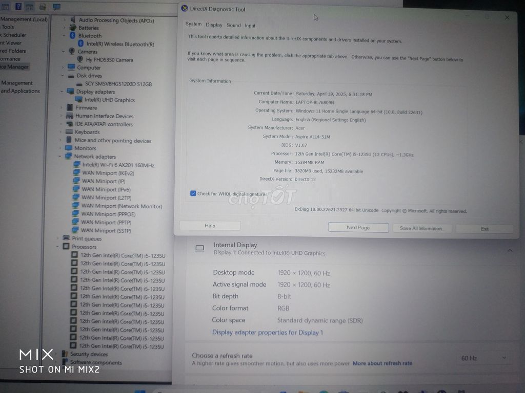 ACER Lite 14 Core i5 Gen12/14in FHD IPS/còn BH 4th. Mua bán Laptop tại Quận 6 Tp Hồ Chí Minh được đăng bởi HoneyZ hình 3
