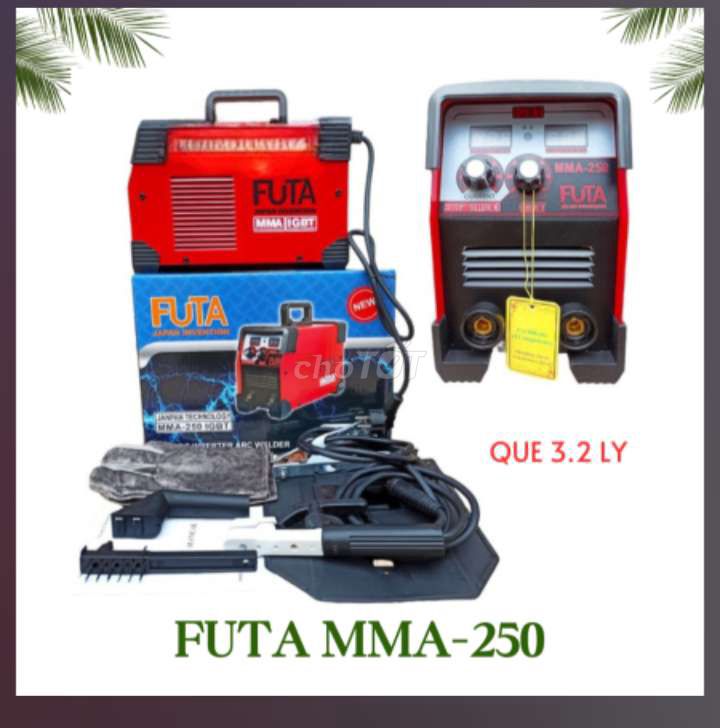 Máy hàn điện FUTA MMA-250 ( Que 3.2 Ly ) Full Phụ