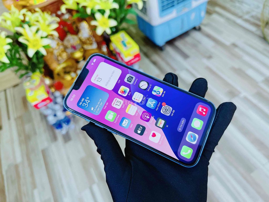 iPhone 13 128G Blue Việt Nam zin Áp có Trả Góp. Mua bán Điện thoại tại Quận Hải Châu Đà Nẵng được đăng bởi TUẤN LUXURY MOBILE ĐÀ NẴNG hình 1