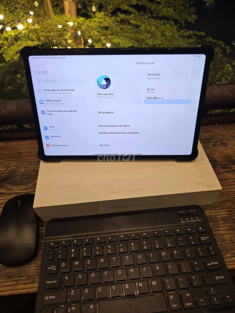 Xiaomi Mipad 6 Pro 8GB/128GB Xám. Mua bán Máy tính bảng tại Quận Ba Đình Hà Nội được đăng bởi Hội Đồ Điện Tử hình 1