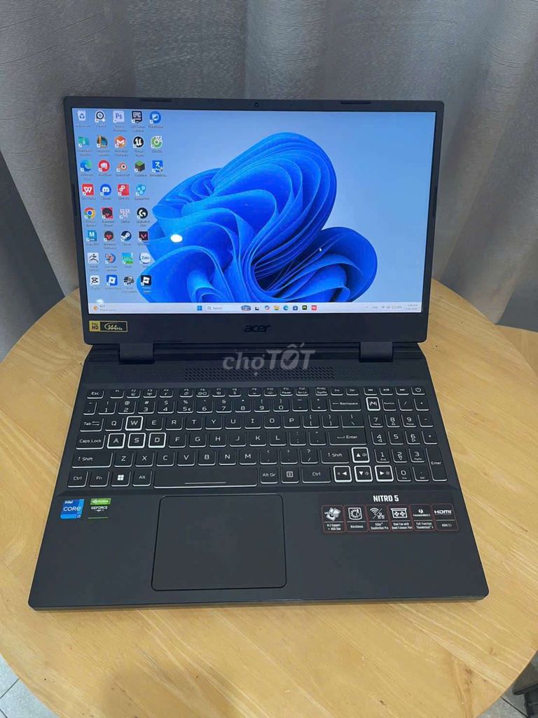 Acer Nitro 5 Tiger i7 12700H/16G/512G/RTX3050/99%. Mua bán Laptop tại Quận Ninh Kiều Cần Thơ được đăng bởi QYN hình 1