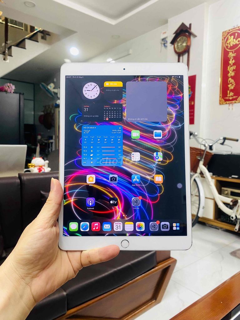 iPad Pro 10.5 inch 4/64Gb, zin, còn vân, sạch icl. Mua bán Máy tính bảng tại Quận Tân Bình Tp Hồ Chí Minh được đăng bởi ANH ĐỨC Store hình 1