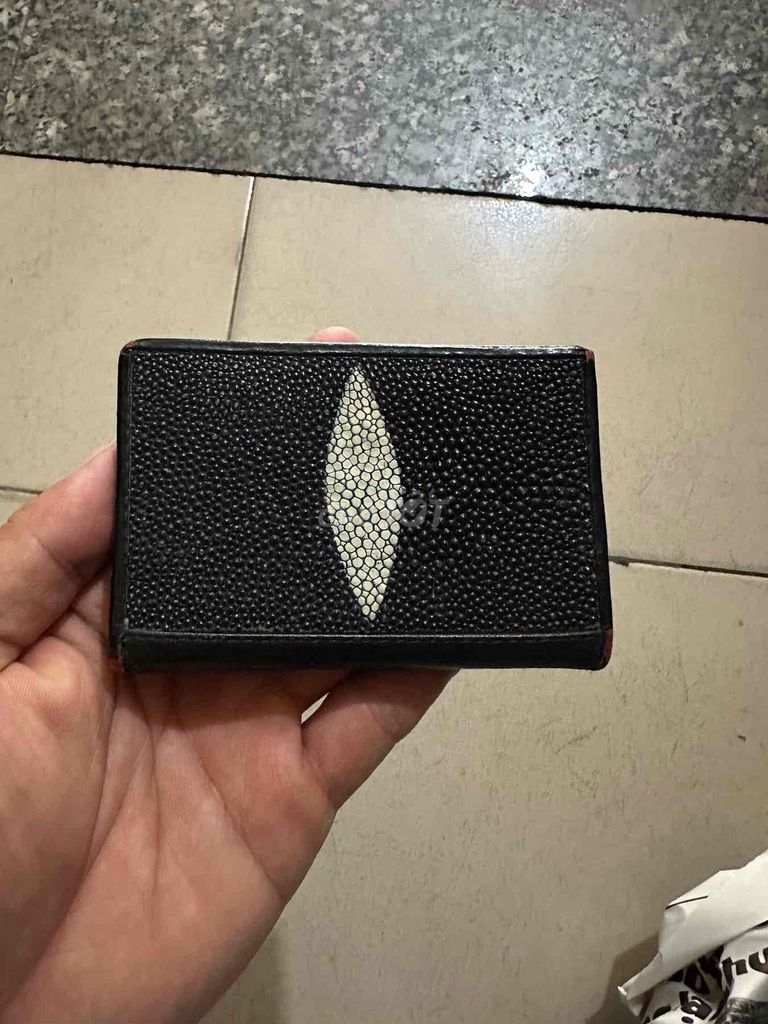 Ví da nam da cá đuối 7.5cm x 10.5cm. Mua bán Túi xách tại Quận 7 Tp Hồ Chí Minh được đăng bởi Nguyên hình 1
