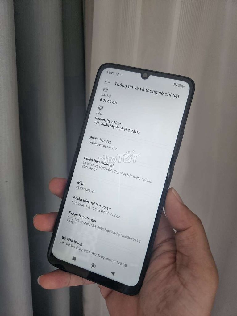 Redmi C13R 5G 128GB Đen. Mua bán Điện thoại tại Huyện Hòa Vang Đà Nẵng được đăng bởi Huy hình 1