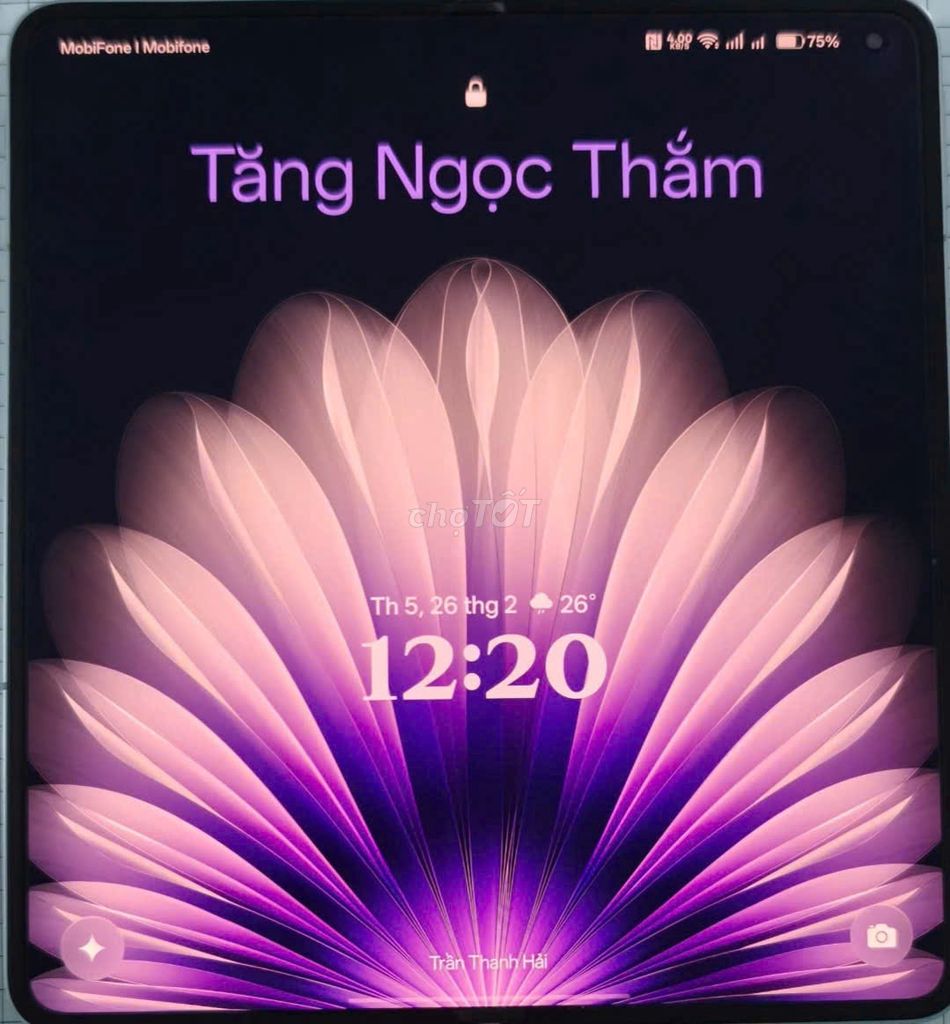 Oppo Find N5 quốc tế BH 2027,  mới 95%. Mua bán Điện thoại tại Quận Bình Tân Tp Hồ Chí Minh được đăng bởi tang thi ngoc tham hình 1