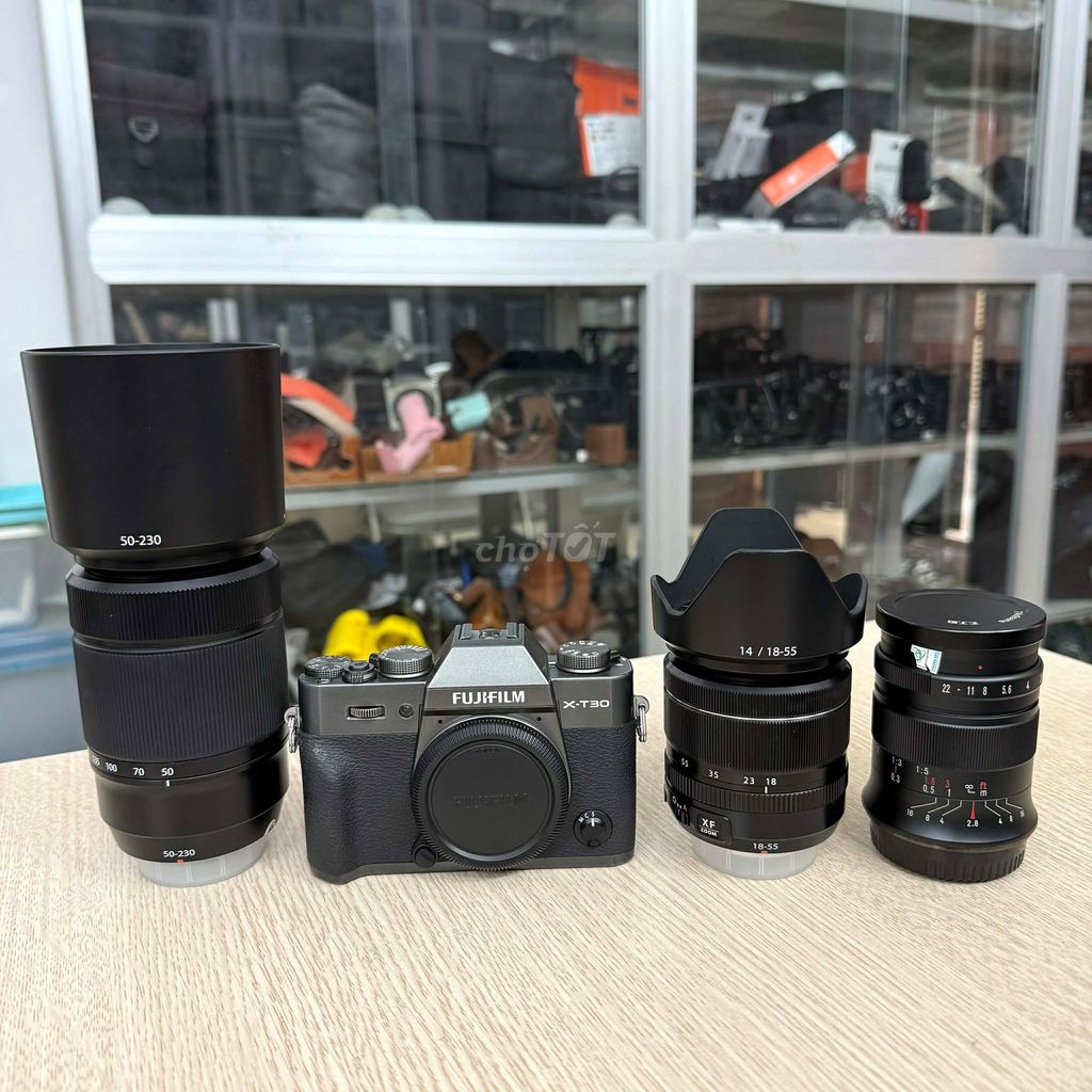 Fujifilm X-T30 & 50-230 XC & 18-55 F2.8-4 & 60F2.8. Mua bán Máy ảnh, Máy quay tại Quận Hai Bà Trưng Hà Nội được đăng bởi Máy Ảnh Nguyễn Cường hình 1