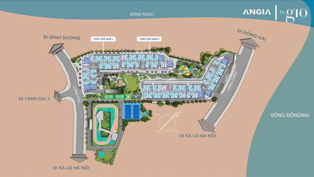 The gió Reverside - Căn B31-05 -view đỉnh nhất