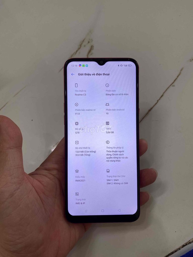Bán Realme C3 zin cũ pin 5000. Mua bán Điện thoại tại Quận Hà Đông Hà Nội được đăng bởi Mạnh Mobile hình 1