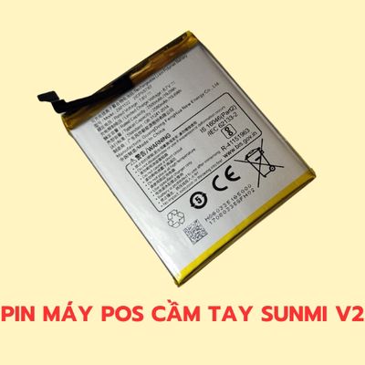 Pin máy POS cầm tay Sunmi V2, V2 Pro Mới 100%
