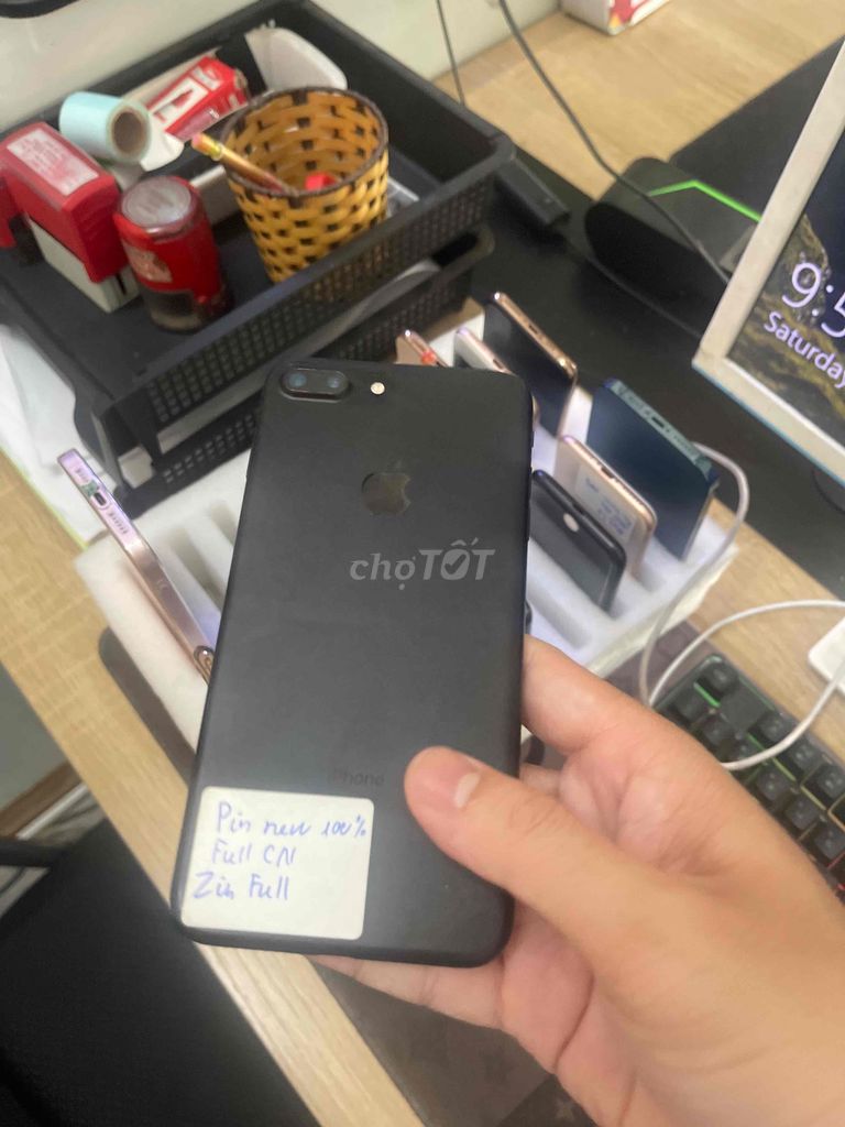 Apple iPhone 7 Plus Đen Đã sử dụng. Mua bán Điện thoại tại Quận Cẩm Lệ Đà Nẵng được đăng bởi Sim Số Đại Tài hình 1