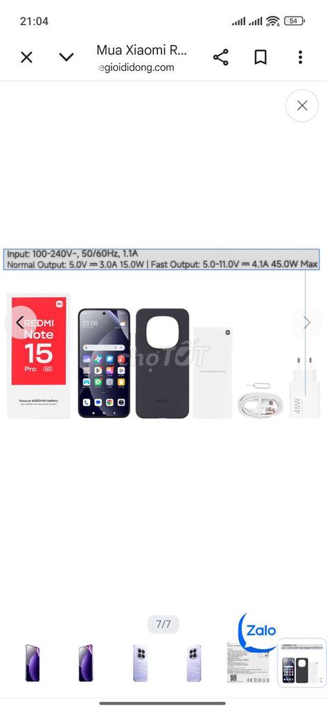 Xiaomi Redmi Note 15 Pro 5G 6580mAh 45W. Mua bán Điện thoại tại Huyện Quốc Oai Hà Nội được đăng bởi bùi quốc đạt hình 1