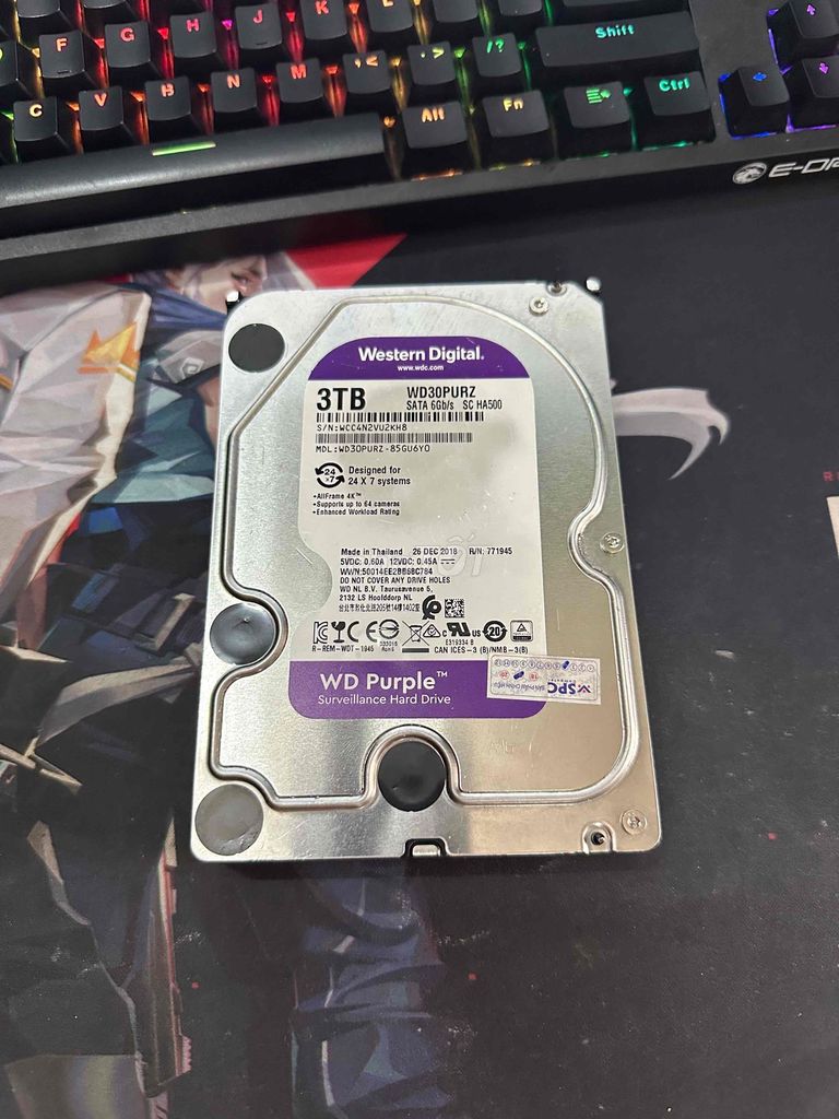 HDD WD 3TB, SK26.. Mua bán Linh kiện (RAM, Card...) tại Quận Gò Vấp Tp Hồ Chí Minh được đăng bởi Tình Nguyễn hình 1