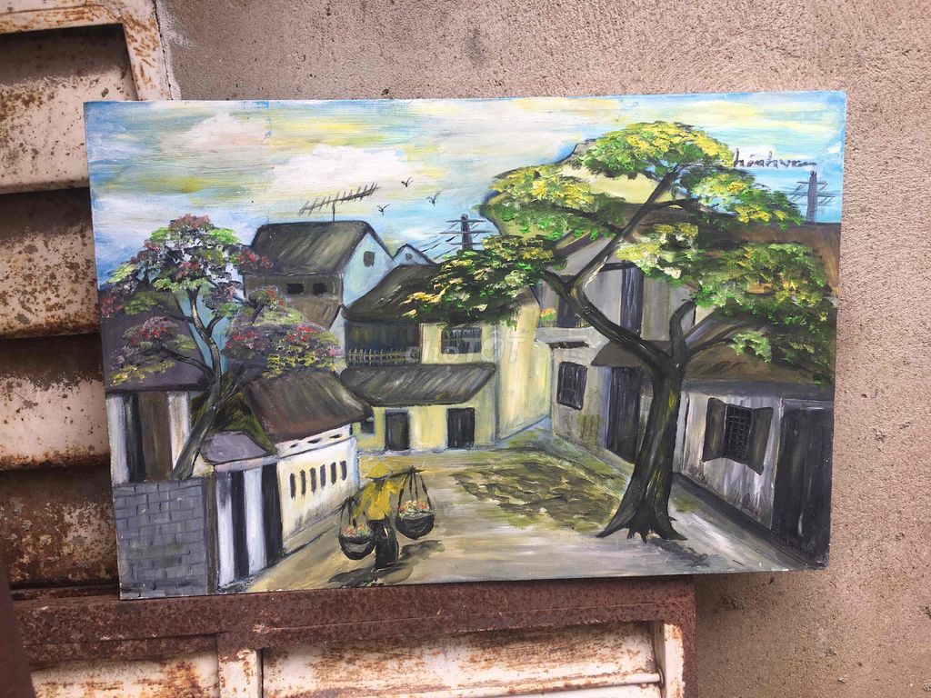 Tranh sơn dầu 40 x 60 cm