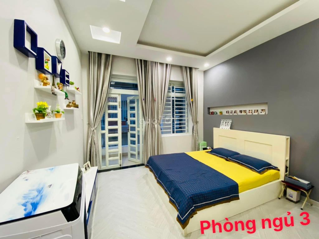 NHÀ PHỐ 1T2L SÂN THƯỢNG KDC ĐỒNG BỘ NGAY GIGAMALL 5PN-6WC