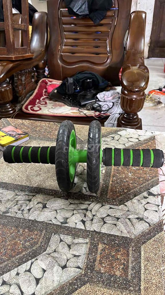 Con lăn tập bụng nhựa cao su nam nữ. Mua bán Đồ thể thao, Dã ngoại tại Quận Hoàng Mai Hà Nội được đăng bởi Kairiyeudau hình 1