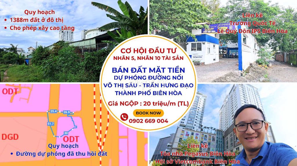 Cơ Hội Đầu Tư Sinh Lời Lớn - Lô Đất Vàng Tại Võ Thị Sáu, Biên Hòa